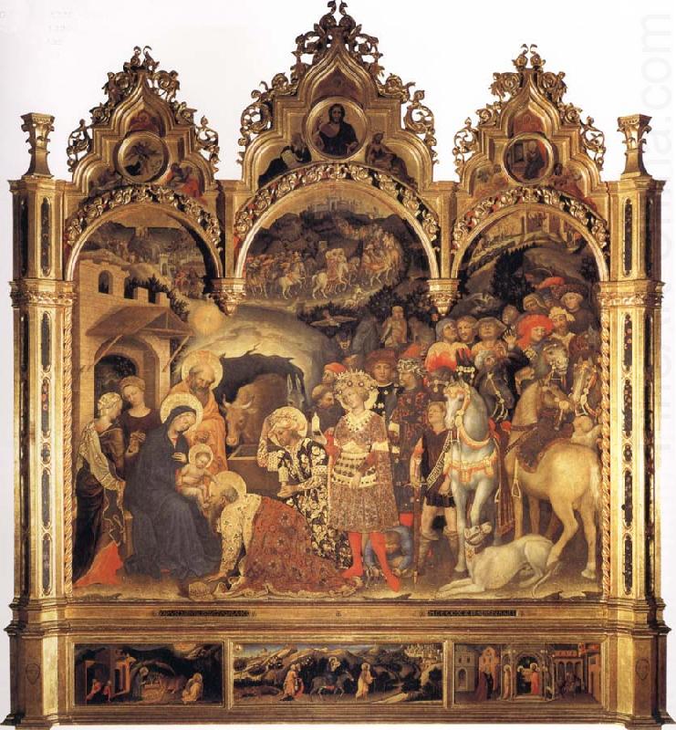 Adoration of the Magi, Gentile da Fabriano